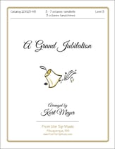 A Grand Jubilation Handbell sheet music cover